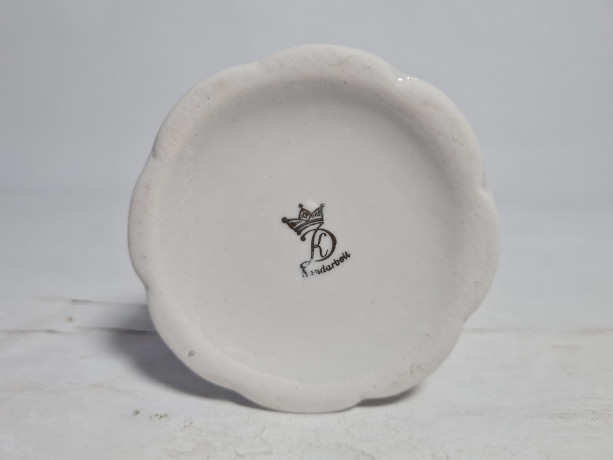 Подсвечник винтажный Dresden с розами, фарфор, 6.5 см, Германия, 1960-70гг.