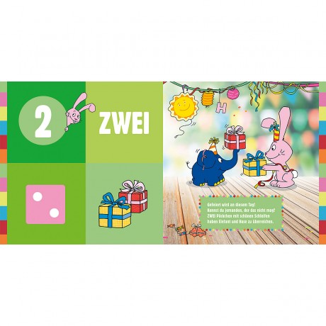 Tessloff Verlag Elefant und Hase entdecken die Zahlen Слон и кролик открывают числа