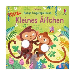 Usborne Verlag Babys Fingerspielbuch: Kleines Affchen Книга для игры в пальчики для малышей: Маленькая обезьянка