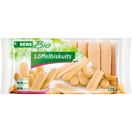 REWE Bio Loffelbiscuits Био Бисквиты 125г