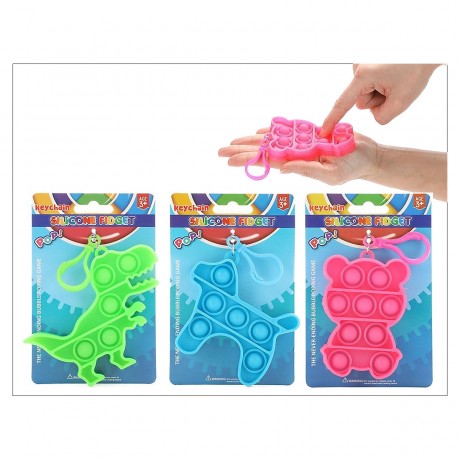 Top Media Bubble Pops Schlusselanhanger 3-Variationen Брелок Bubble Pops 3 варианта