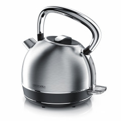 Arendo Arendo Wasserkocher, 1,7 l, 2200 W, Edelstahl Retro Style Vintage, LED Temperaturanzeige, silber Чайник Arendo, 1,7 л, 2200 Вт, нержавеющая сталь, винтажный стиль ретро, ??светодиодный индикатор температуры, серебристый