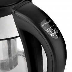 Sparsando Sparsando Wasserkocher Glaswasserkocher Edelstahl mit LED-Temperaturanzeigebeleuchtung, 1.8 l, 2200,00 W, 23Lx16Bx25Hcm mit Temperatureinstellung 60-100°C  Чайник Sparsando стеклянный чайник из нержавеющей стали со светодиодной подсветкой темпер