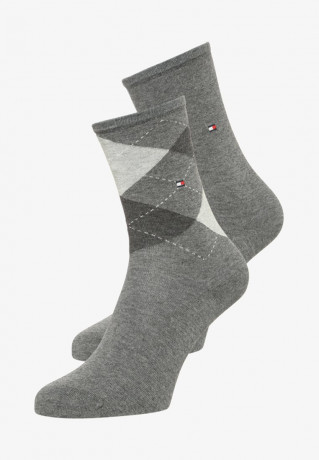 Tommy Hilfiger 2 PAIRS PACK Socks middle grey  НАБОР 2 ПАРЫ Носки средний серый
