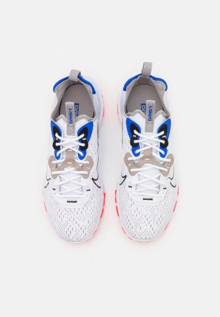 Nike Sportswear REACT VISION UNISEX Sneaker low white/saturn gold/racer blue/bright crimson/college grey REACT VISION UNISEX Низкие кроссовки женские белый/сатурн золотой/гоночный синий/ярко-малиновый/колледж серый