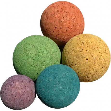 KORXX Korkbausteine 5er Kugel-Set Color Пробковые строительные блоки Набор из 5 цветных шариков