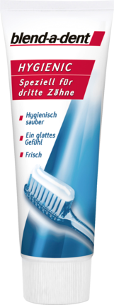 blend-a-dent Зубная паста Hygienic speziell для протезов, 3 штуки х 75 мл 