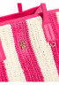 Tommy Hilfiger CITY SUMMER TOTE CROCHET Tote bag bright cerise pink CITY SUMMER TOTE CROCHET Сумка-тоут ярко-вишнево-розовый