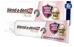 blend-a-dent Haftcreme Plus Barriere gegen Speisereste geschmacksneutral, 40 g x 3stk, Крем-клей для фиксации зубных протезов Plus Барьер против остатков пищи, без вкусовых добавок, 40 г х 3 штуки