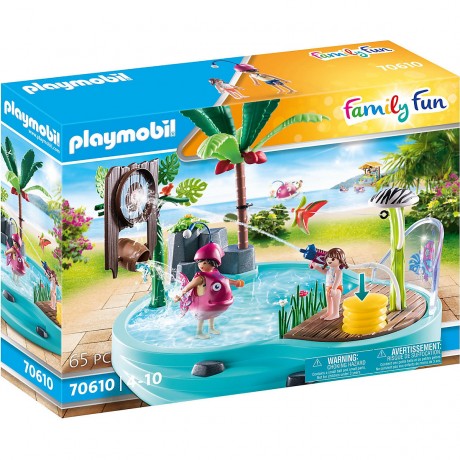 PLAYMOBIL PLAYMOBIL 70610 Spassbecken mit Wasserspritze PLAYMOBIL 70610 забавный бассейн с струей воды