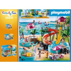PLAYMOBIL PLAYMOBIL 70610 Spassbecken mit Wasserspritze PLAYMOBIL 70610 забавный бассейн с струей воды