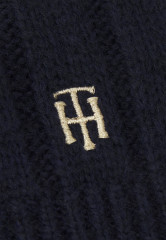 Tommy Hilfiger TIMELESS SCARF Scarf space blue ШАРФ TIMELESS Шарф космический синий