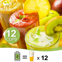 Diyarts Diyarts Smoothie-Maker, 60,00 W, wiederaufladbar USB, Mini-Mixer fur Smoothie, Fruchtsaft, Milchshake  Diyarts Smoothie Maker 60,00 Вт Перезаряжаемый через USB мини-блендер для смузи, фруктовых соков, молочных коктейлей