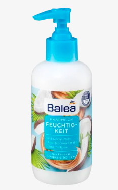 Balea (Балеа) Feuchtigkeits Haarmilch увлажняющее молочко для волос Кокос, 200 мл