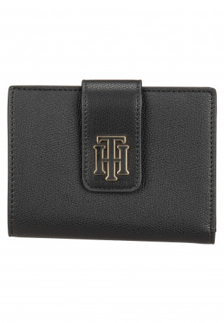 Tommy Hilfiger OUTLINE FLAP  Wallet black OUTLINE FLAP Бумажник черный