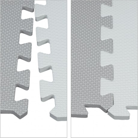 relaxdays 36-teilige Puzzlematte mit Rand Коврик-пазл из 36 деталей с бордюром