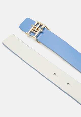 Tommy Hilfiger LOGO Belt vessel blue/feathered white ЛОГОТИП Ремень сосуд синий/белый с перьями