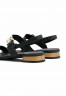 Tommy Hilfiger MONOGRAM TOE Sandals black ПАЛЬЦЫ С МОНОГРАММОЙ Сандалии черный