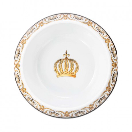 Tettau Tettau Rondo / Liane Pompoos White Porzellannapf gross d: 25 cm / 1,5 L Tettau Rondo / Liane Pomp??s Белая фарфоровая чаша, большая д: 25 см / 1,5 л