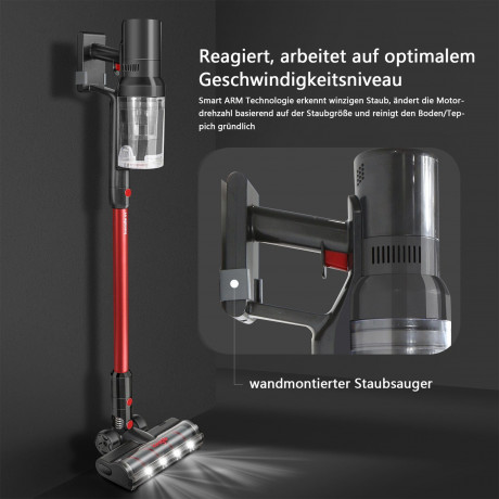 iceagle iceagle Akku-Hand-und Stielstaubsauger Akku Staubsauger 4 in 1 staubsauger kabellos V1, beutellos  Беспроводной ручной пылесос Iceagle беспроводной пылесос 4 в 1 беспроводной V1, без мешка