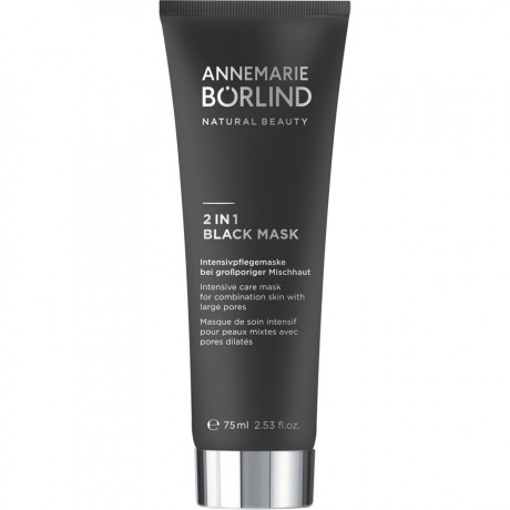 ANNEMARIE BORLIND (Анна-Мария Борлинд) Beauty Mask Маска для лица 2 in 1 Black Mask Маска для лица , Geschenkset Подарочный набор: 2 in 1 Black Mask Маска для лица  75 мл + Oil Control Paper 50 Blatt / 1 шт.