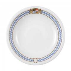 Seltmann Weiden Seltmann Weiden Compact Bayern Suppenteller,Fahne 23 cm Seltmann Weiden Compact Bavaria Суповая тарелка, флаг 23 см
