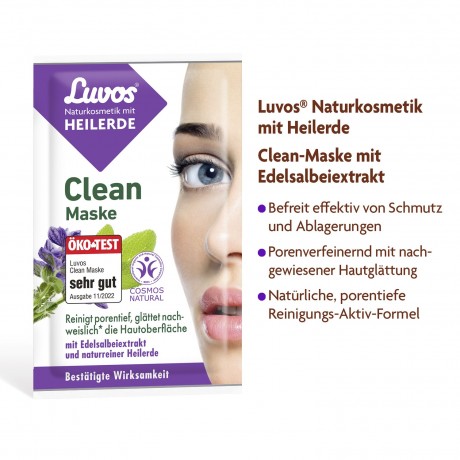 Luvos Clean-Maske Naturkosmetik  Чистая маска натуральная косметика