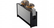 ritter ritter Langschlitz-Toaster volcano 3 aluminium/schwarz, 1.000 Watt, fur 2 Scheiben Toast  aluminium/schwarz Тостер Ritter Volcano 3 с длинными слотами, алюминий/черный, 1000 Вт, на 2 ломтика тостов