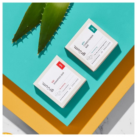 Gruum har Plastikfreies festes Shampoo Revitalisierend har Твердый шампунь без пластика Восстанавливающий