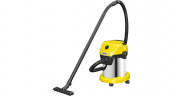 Karcher Karcher WD 3 S V-17/4/20, Nass-/Trockensauger gelb/edelstahl  gelb/edelstahl Karcher WD 3 S V-17/4/20, Пылесос для влажной и сухой уборки желтый/нержавеющая сталь