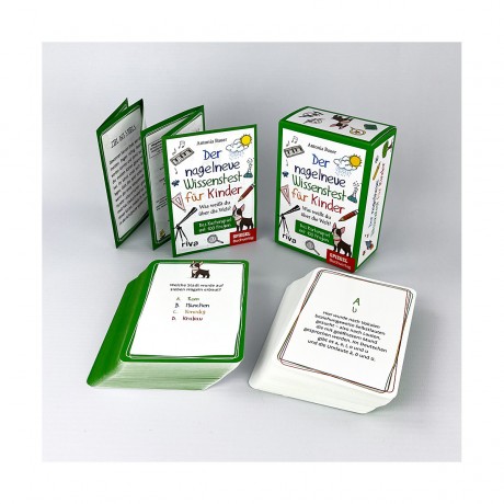 Riva Verlag Der nagelneue Wissenstest fur Kinder Совершенно новый тест знаний для детей