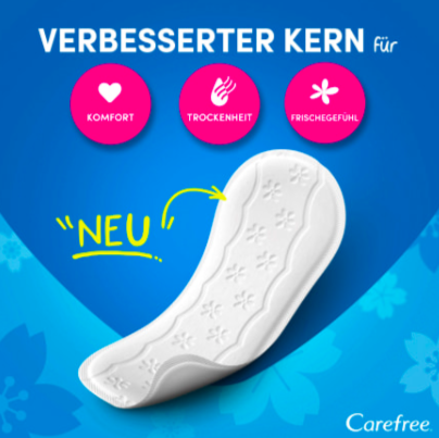 Carefree Slipeinlage Cotton Aloe Normal 56 St, Карефри Прокладки ежедневные Нормал с алоэ, 56шт, 3 упаковки (168 шт)