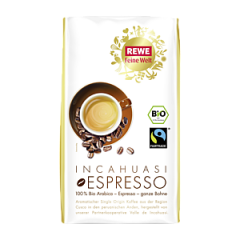 REWE Feine Welt Инкауаси эспрессо цельнозерновой 1кг