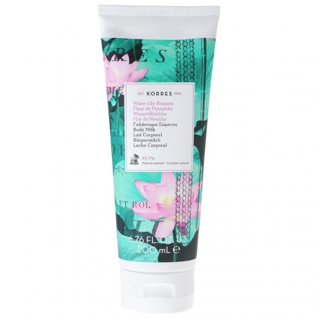Korres (Коррес) natural products Water Lily Korpermilch Reinigung & Pflege, 200 мл