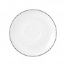Seltmann Weiden Seltmann Weiden Lido Black Line Kombiuntertasse 14,5 cm Блюдце комбинированное Seltmann Weiden Lido Black Line 14,5 см