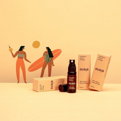 OUSIA Mask Refresher Rosemary adores Orange  Освежающая маска Розмари обожает апельсин