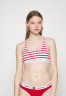 Tommy Hilfiger BRALETTE PRINT Bustier breton red ПРИНТ БРАЛЕТТ Бюстье бретонский красный