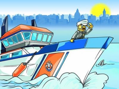 LEGO CD LEGO City 10 - Kustenwache: Haie vor LEGO City Компакт-диск LEGO City 10 - Береговая охрана: Акулы прочь LEGO City