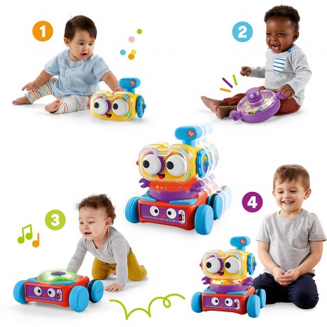 Mattel Fisher-Price Linus der 4-in-1 Lernroboter Fisher-Price Linus — образовательный робот 4-в-1