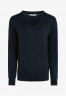 Tommy Hilfiger FLAG V-NECK  Jumper desert sky ФЛАГ V-ОБРАЗНЫЙ ВЫРЕЗ джемперы небо пустыни