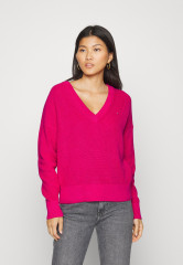 Tommy Hilfiger Jumper eccentric magenta джемпер эксцентричный пурпурный