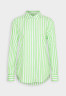 Tommy Hilfiger BANKER STP RELAXED Button-down blouse optic white/spring lime BANKER STP RELAXED Блузка на пуговицах оптический белый/весенний лайм
