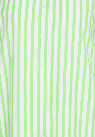Tommy Hilfiger BANKER STP RELAXED Button-down blouse optic white/spring lime BANKER STP RELAXED Блузка на пуговицах оптический белый/весенний лайм