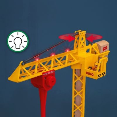BRIO Grosser Baukran mit Licht Большой строительный кран с подсветкой