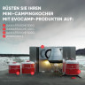 EVOCAMP EVOCAMP Gaskocher Mini Gaskocher 3.2 kW mit Piezo-Zunder, ideal fur Outdoor Camping  Газовая плита EVOCAMP Мини-газовая плита 3,2 кВт с пьезо-трутом, идеально подходит для кемпинга на открытом воздухе