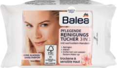 Balea (Балеа) Средство для ухода Очищающие салфетки 3в1, 25 шт
