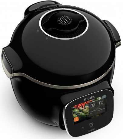 Krups Krups Multikocher CZ9128 Cook4Me Touch, 1600 W, 6 l Schussel, elektr. Schnellkochtopf, WLAN-fahig, 250 Rezepte, 13 Gareinstellungen  Мультиварка Krups CZ9128 Cook4Me Touch, 1600 Вт, чаша 6 л, электрическая. Скороварка, Wi-Fi включен, 250 рецептов, 1