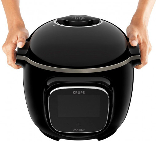 Krups Krups Multikocher CZ9128 Cook4Me Touch, 1600 W, 6 l Schussel, elektr. Schnellkochtopf, WLAN-fahig, 250 Rezepte, 13 Gareinstellungen  Мультиварка Krups CZ9128 Cook4Me Touch, 1600 Вт, чаша 6 л, электрическая. Скороварка, Wi-Fi включен, 250 рецептов, 1