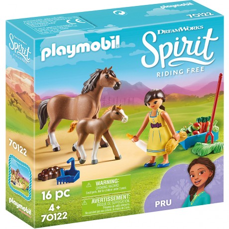 PLAYMOBIL PLAYMOBIL 70122 Pru mit Pferd und Fohlen PLAYMOBIL 70122 Pru с лошадью и жеребенком