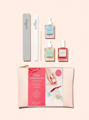 Manucurist Glow Manicure Set, Набор для сияющего маникюра 6 предметов, уход и глянцевый финиш